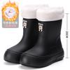 Rain Shoes Women's Lightweight Short Tube Water Shoes Bundle Women's Rain Boots Waterproof Ultra-light Fashion Soft Sole Outer Wear Women