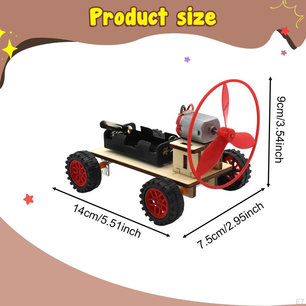 Car Building for Kids Interactive Physics Science Teaching Experiment Beginners