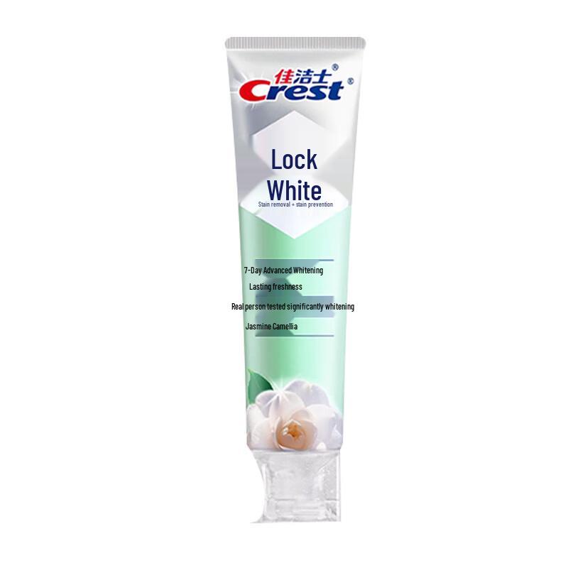 Crest Dual Color Lock Whitening Toothpaste