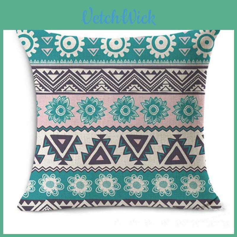 Luxurious Resistant Scatter Waist Throw Pillow Case With Timeless Geometric Design