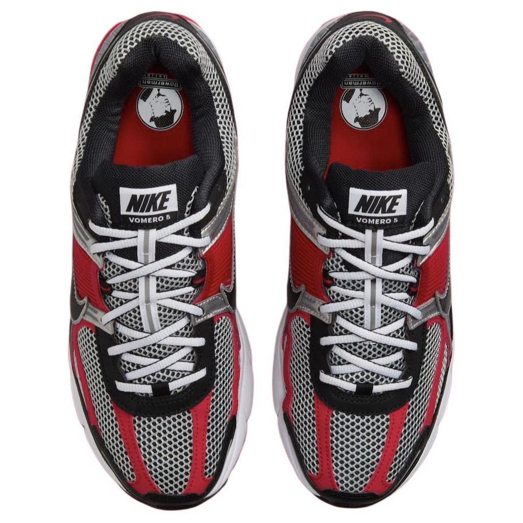 New Nike Zoom Vomero 5 Metallic Silver University Red HV0926-095
