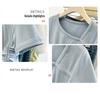 Women's Summer Pleated Slim-Fit Short Sleeve T-shirt