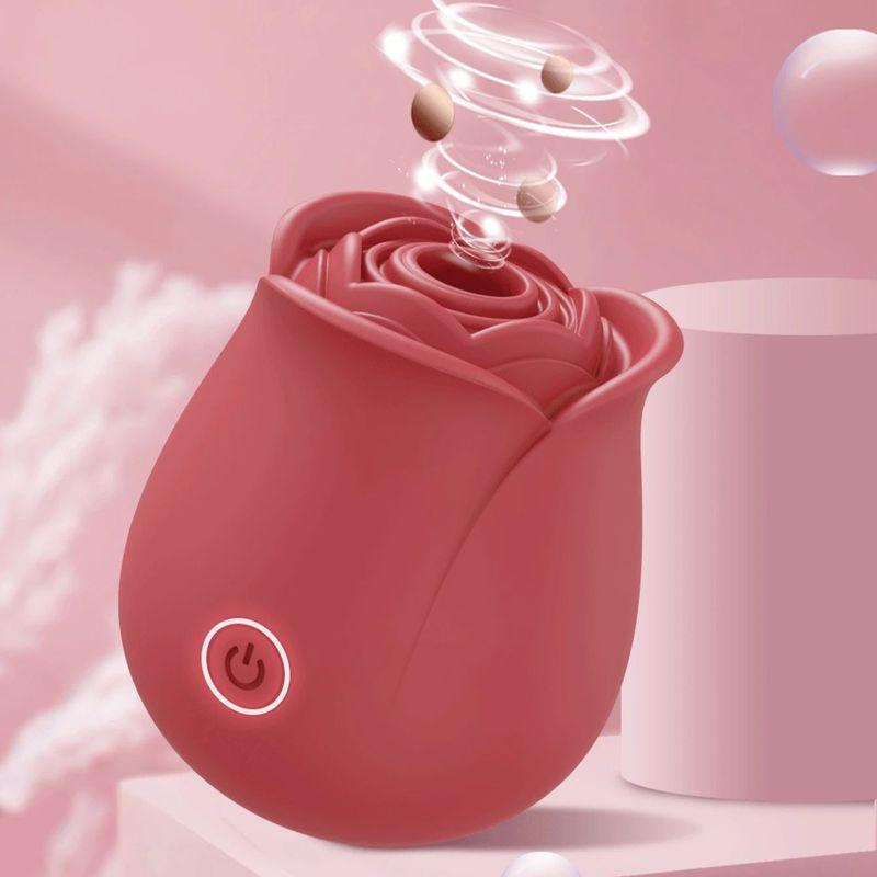 Вибратор Rose соска клиторальная присоска оральный секс стимулятор сосание вибратор подходит для женской клиторальной мастурбации секс-игрушка