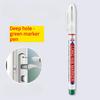 Long Head Deep Hole Marker, 20 mm Long Nose Nib Deep Reach Metal Marking Pen, Quick-drying Waterproof Permanent Pens