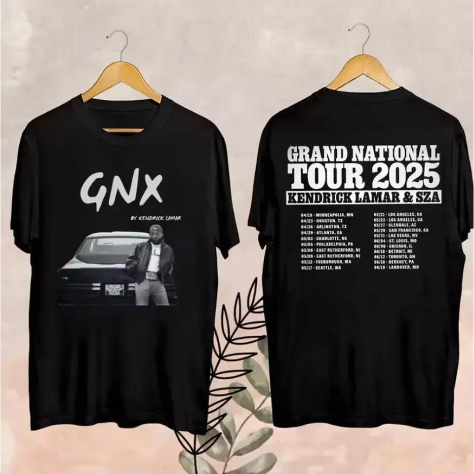 Grand National Tour 2025 Shirt, Kendrick Lamar Tour 2025 Fan Shirt Unisex T-Shirt XXXXL