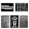 Oldest Joke Sumerian Cuneiform English Text Code of Hammurabi Metal Plaque Design Personalized Bar Tin Sign Poster