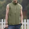 Men's Windproof Lightweight Golf Vest Outerwear With Pockets, Softshell Sleeveless Jacket For Running Hiking Sports