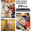 Detachable Easel Tray Attachment Replacement Plastic Paints Tray for Easel Versatile Easel Tray Shelf for Artists Easy to Install and Remove for