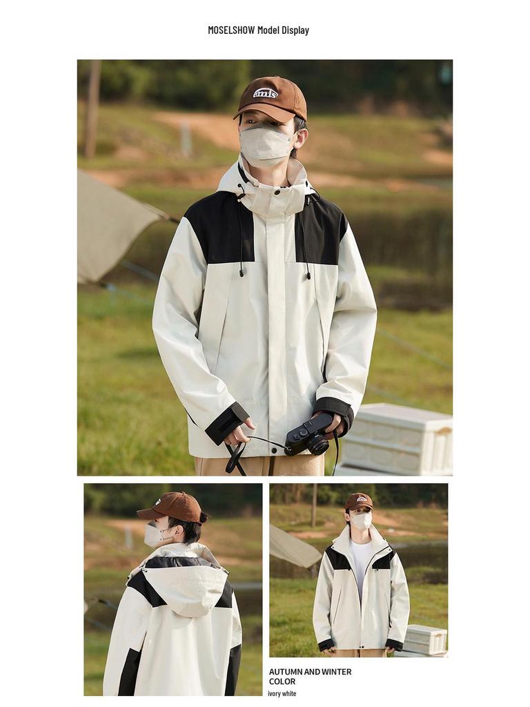 Unisex Lightweight Windbreaker Jacket for Spring/Autumn – Breathable Outdoor Streetwear for Travel, Fishing, and Hiking.