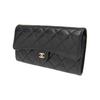 Chanel 23P Classic Quilted Long Card Holder Wallet Women Wallet Black AP0241-Y01864-C3906