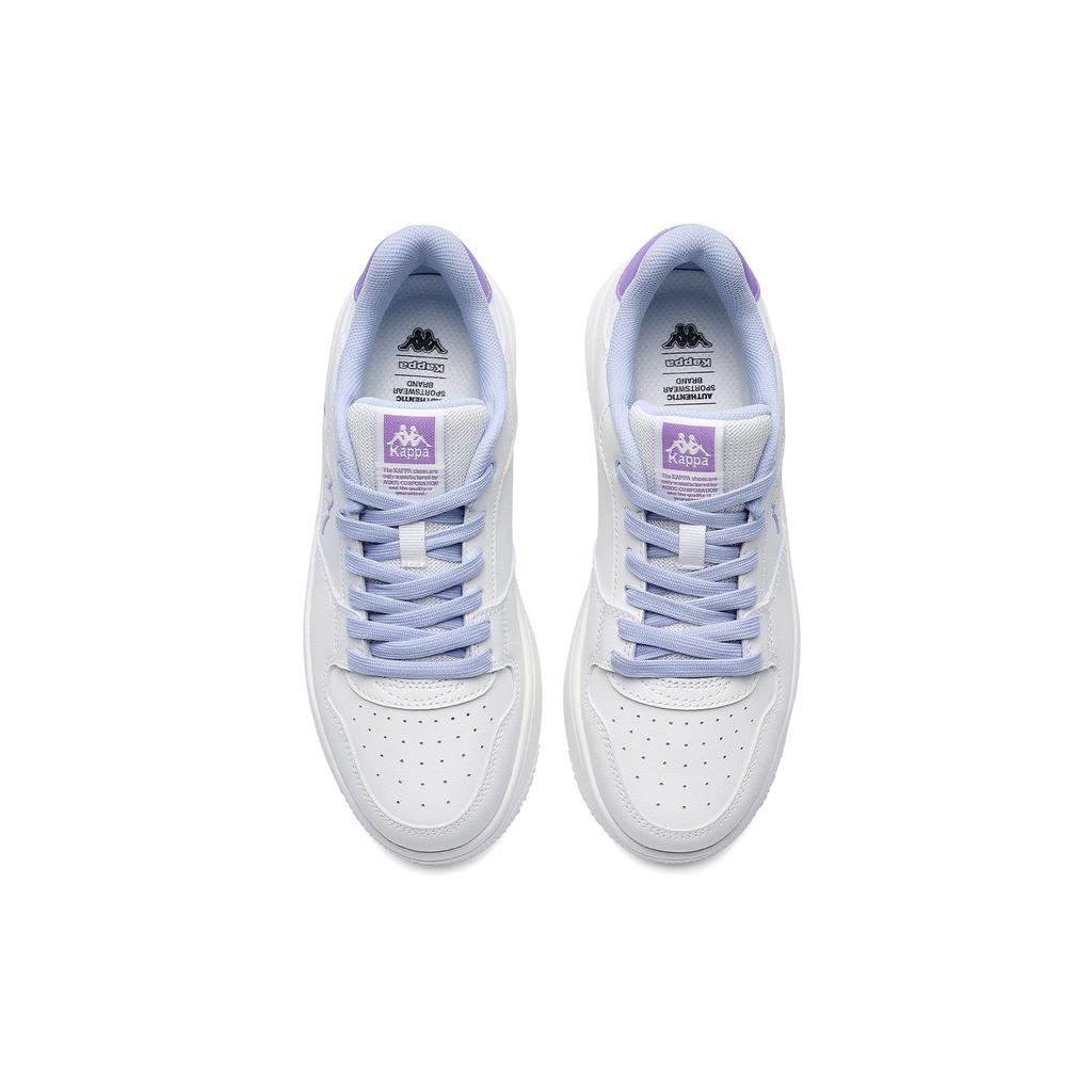 Kappa Back-To-Back Classic Retro Versatile Fashion Youthful Vitality Slip-Resistant Durable Low-Top Skate Shoes Women sneaker White K0FX5CC57CJ-012A
