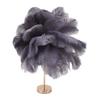 Ostrich Feather Table Lamp Rechargeable Modern Romantic Decoration Lamp Bedroom Bedside Lamp for