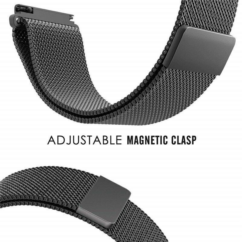 Mailänder Armband für Samsung Galaxy Watch 7 6 5 4 44mm 40mm Magnetisches Metallarmband 22mm 20mm Armband Galaxy Watch 4/6 Classic