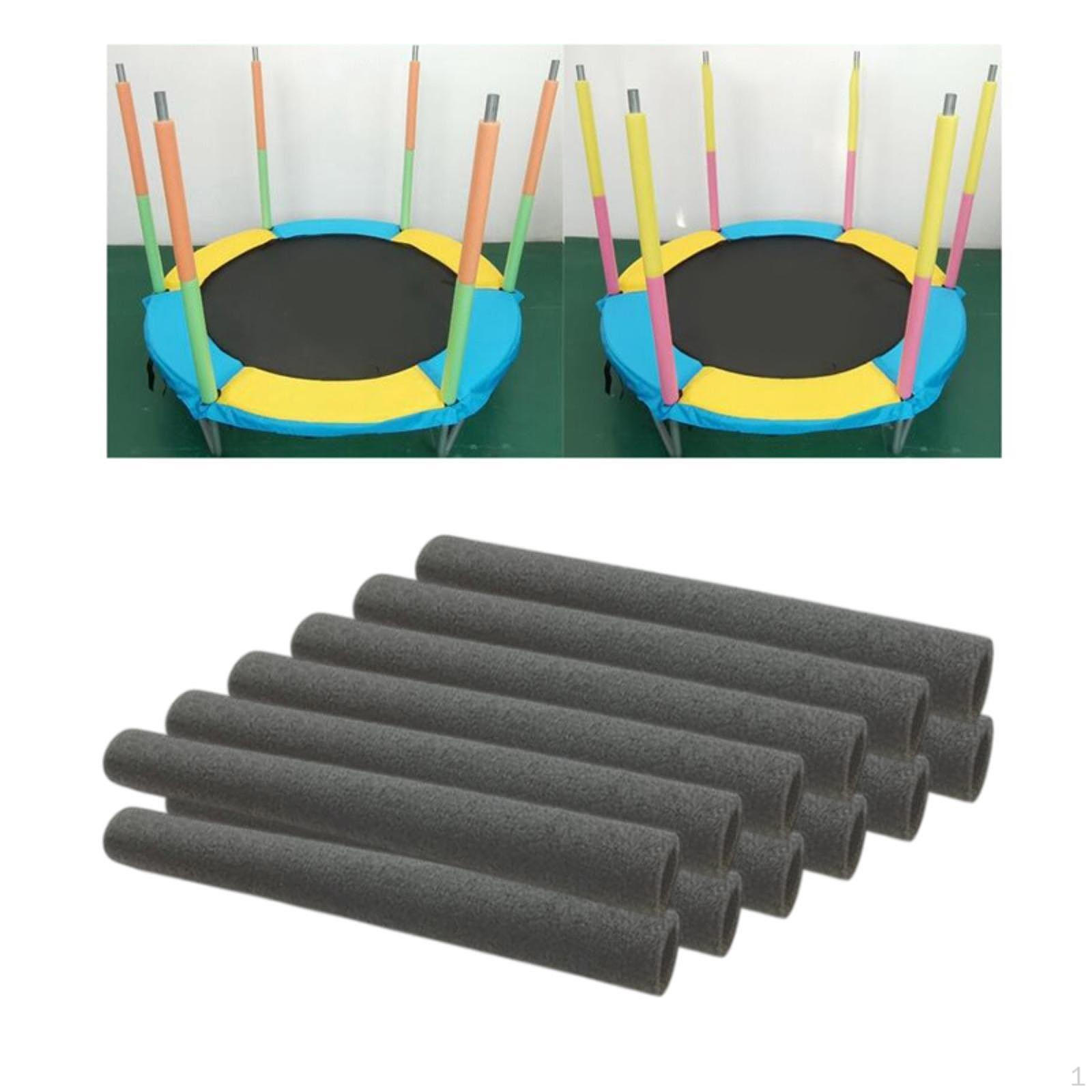 

12 шт. Батутний жердинка Рукава з пінопласту Захисні чохли Зручні 15,75 дюймів Міцні Легкі чорний