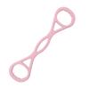Achtform Fitness Widerstandsband mit Griff Anti-Rutsch Männer Frauen Brustexpander Elastisches Band Arm Rücken Schulter Dehnung Yoga Spannseil