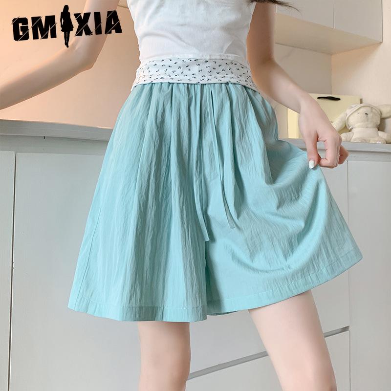 GMXIA Damskie Modne Codzienne Letnie Szorty Wiosenne