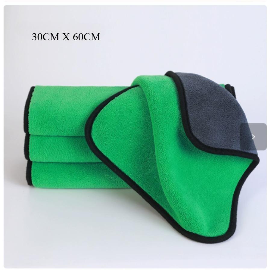 30X30cm 30X60cm Microfiber Car Cleaning Towels Soft Quick Drying for Windows Mirrors Wiping Rags Double Layer Wash Cloth