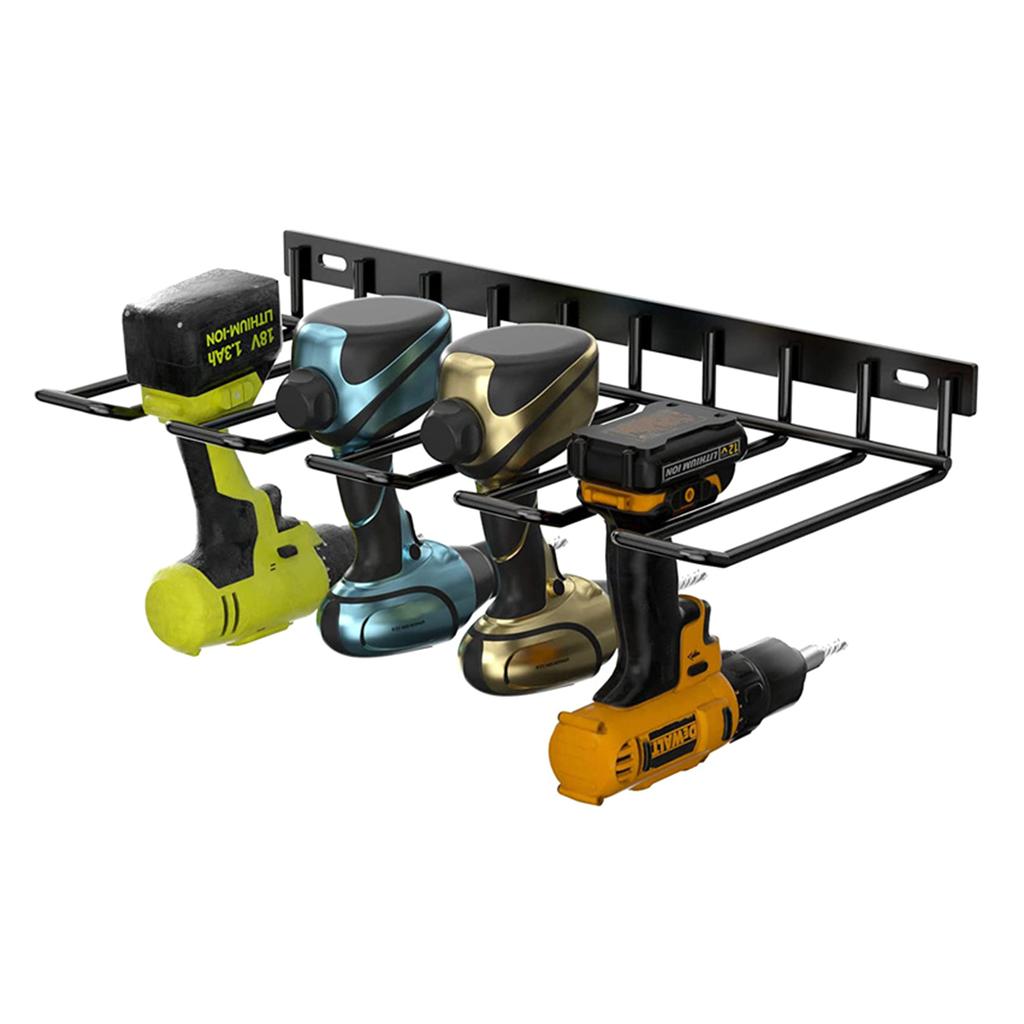 Wall Mount Charging Station for Power Tool Space Saving Metal Shelf for Home Garage Workshop