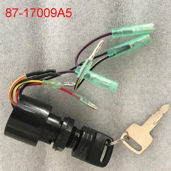 Ignition Key Switch For Mercury Outboard Remote Control Box Replace # 87-17009A5