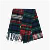 Polo Ralph Lauren Pc1363 600 Pony Patchwork Plaid Check Fransen Schal