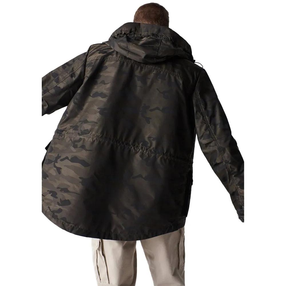 Salsa Jeans Parka S-Repel Camouflage Pattern