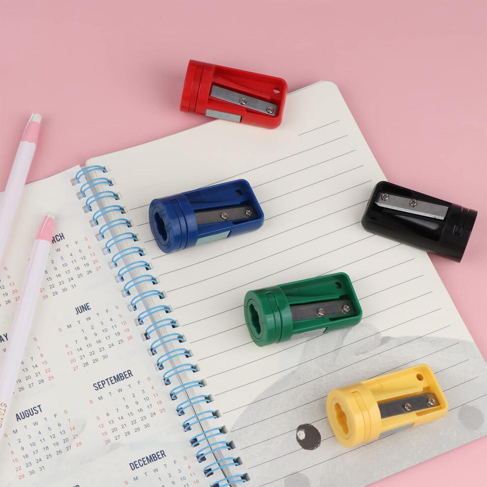 10 Pack Carpenter Pencil Sharpener Colourful Manual Portable Woodwork Pencil Cutterfor Woodworking Travel School Office