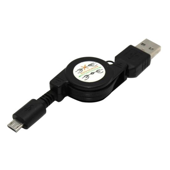 Telescopic Micro USB Mobile Phone for Android Data Sync Cord Charging Cable