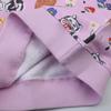 Autumn New Arrivals: Girls' Cartoon Print Pullover Hoodies