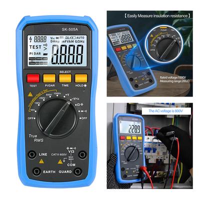 Insulation Resistance Tester 2000V Megohmmeter & Digital Multimeter ABS Resistor Meter for AC/DC Voltage Measurement