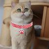 Colorful Alloy Footprint Pendant Pet Necklace with Rhinestone Dog Chain Cat Collar