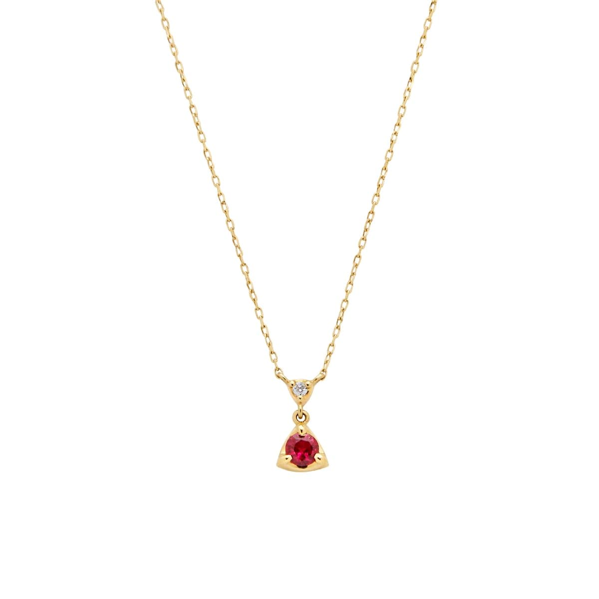 

Vendome Necklace K18 yellow gold ruby diamond GGVN014340RU [Official] [VIH Aoyama]