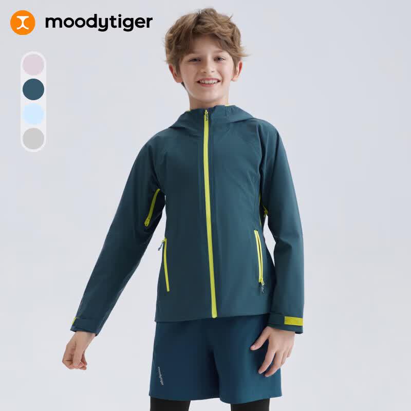 Moodytiger Kids Hooded Windproof Outdoor Jacket 130