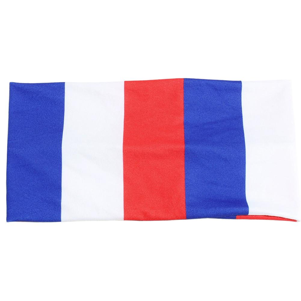 Football game headscarf national flag pattern sports headband elastic wide edge headband men's and women's yoga headband