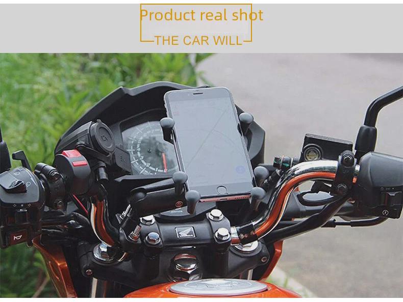 Universal Shockproof Mobile Phone Holder for Electric Cars & Motorcycles