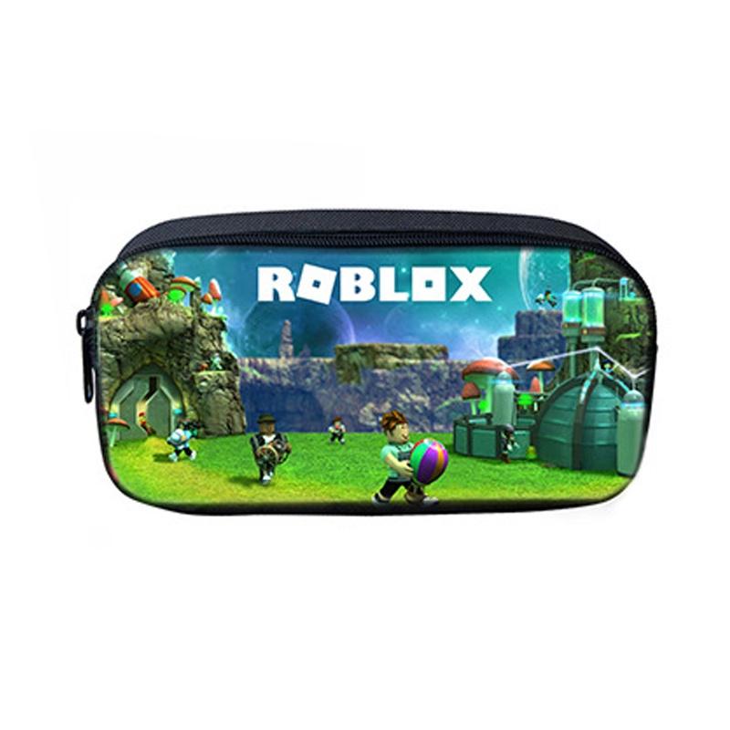 Plecak Roblox o dużej pojemności i z płynnie działającymi podwójnymi zamkami błyskawicznymi do szkoły i podróży
