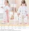 [MOMSMENU] Baby-Schlafsack, Dick, Winter, 2,5 Tog, Flauschig und Warm, Baumwolle, Weich, Mit Ärmeln und Abnehmbaren Ärmeln, Niedlich, 2-Wege-Design, Alter 15 bis 36 Monate