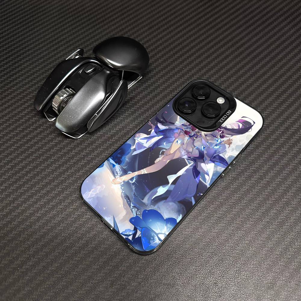 Genshin Impact Columbina Phone Case For IPhone 17 16 15 14 13 12 11 Pro Max Plus Color Silver Cover