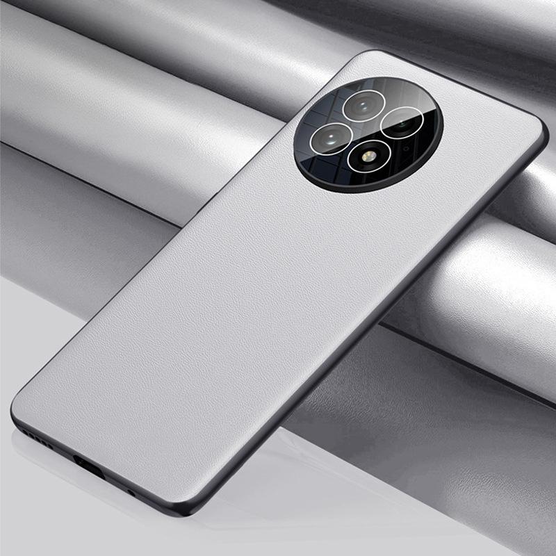 

Подходит для чехла для телефона OnePlus 13, OnePlus 13 Всесторонний чехол для объектива, противоударный 1+13 Однотонный кожаный чехол для бизнеса для мужчин и женщин OnePlus 13