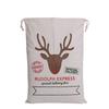 Large Merry Canvas Christmas Santa Sack Xmas Stocking Reindeer Gift Storage Bag