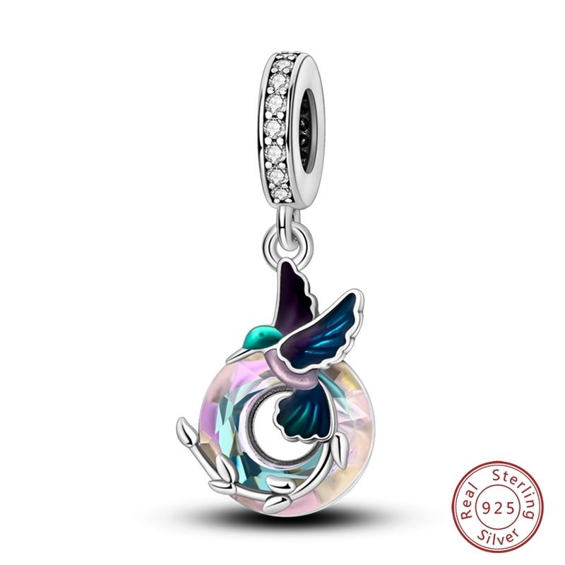 Original Copper Charms Beads Pendants Warm Family & Sunflower Heart Suitable For 3Mm Bracelets Diy Jewelry Making