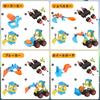 Huang Yem Construction Carpenter Assembly Car Construction Vehicle Working Construction Mini Sand Christmas Vehicles, Play, Toy, Toy, Set, Vehicles,