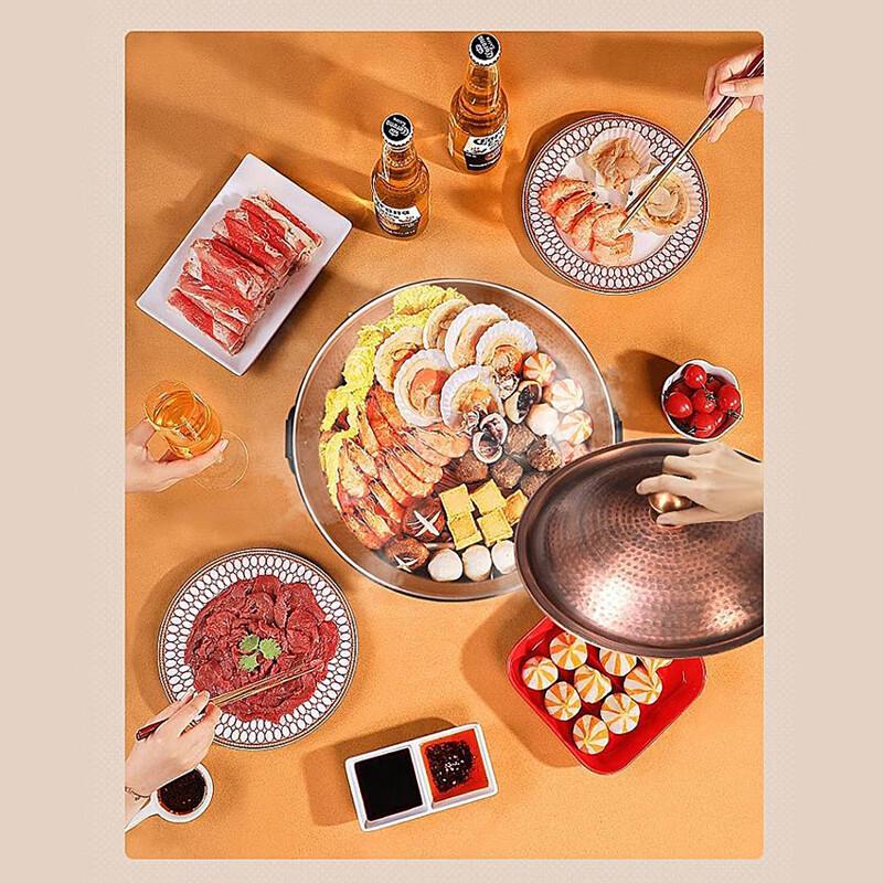 Yimeide PG343 Divided Copper Hot Pot