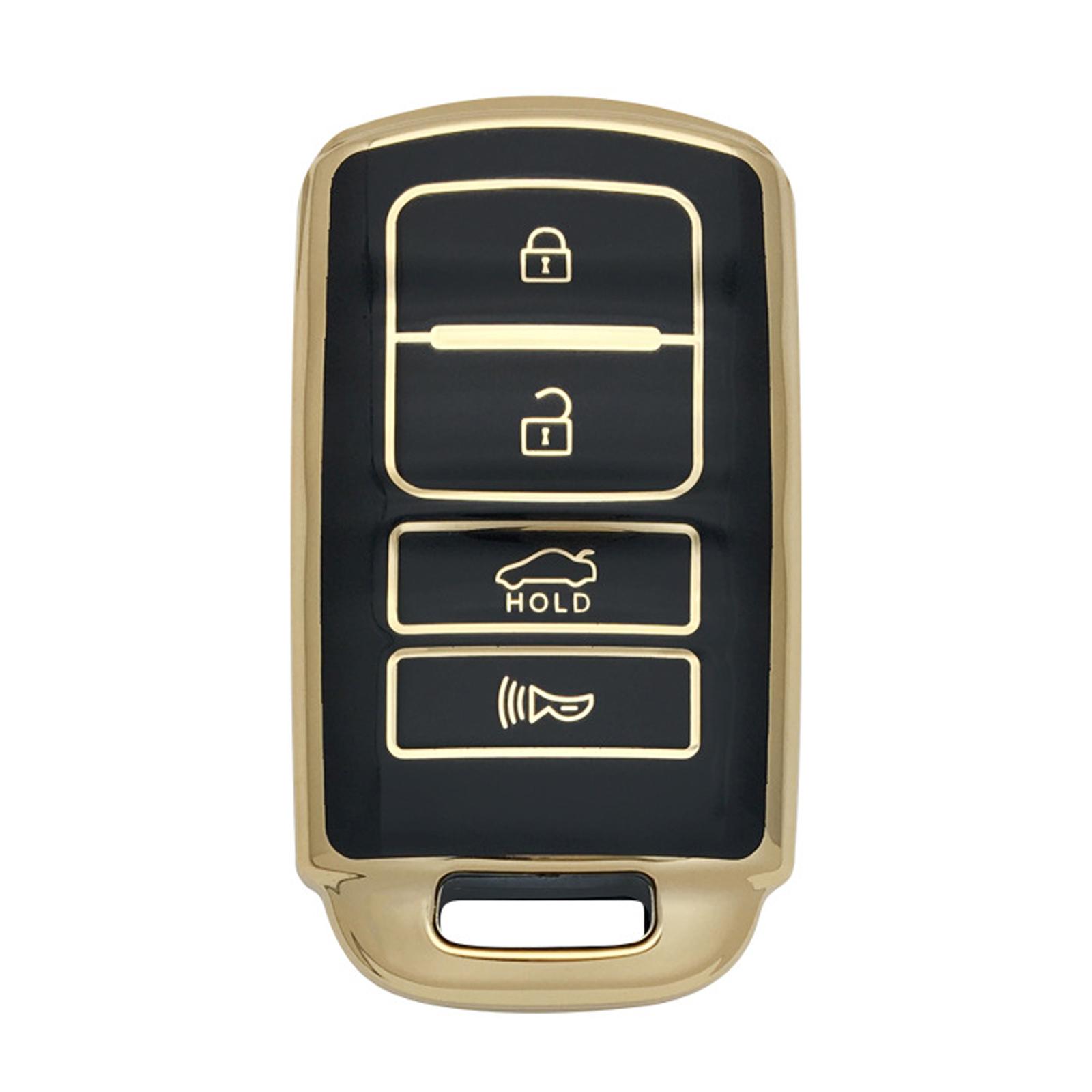 

НОВЫЙ чехол для автомобильного ключа из ТПУ, чехол-брелок для KIA Cadenza K9 K7 k-04 Sorento K900 и нового ключа K7 с 2013 по 2016 год, 4 кнопки чёрный