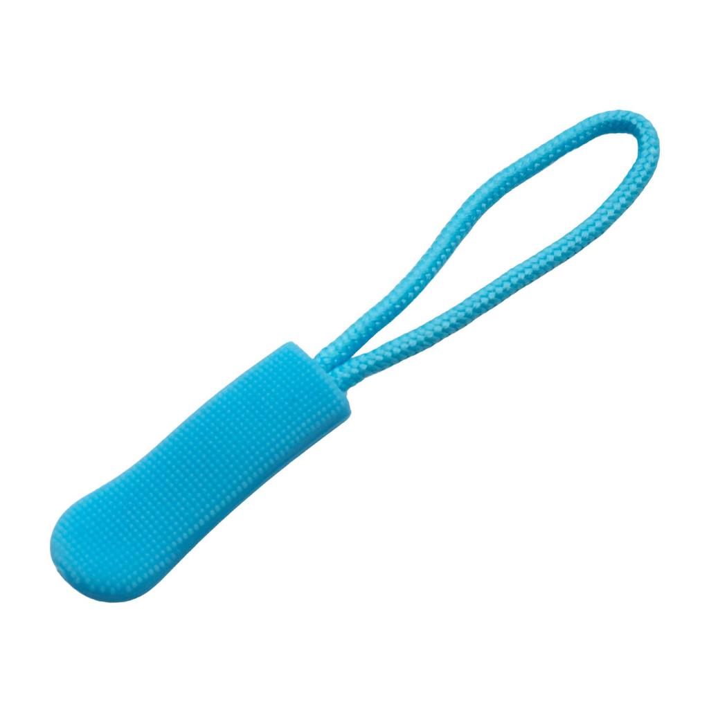 Colored PVC Zipper Pull Rope with Removable Drawstring and Rubber Pull Tab for Bags and Luggage