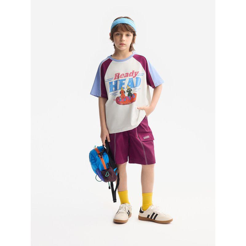 and Quick-Drying] Mqd Children's Clothing Boys' Short-Sleeved T-Shirt Summer New Style Children's Raglan Sleeve Short-Sleeved T-Shirt