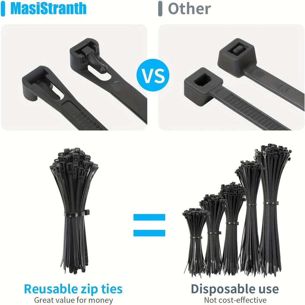 100Pcs Reusable Cord Organizer Keeper Holder, Fastening Cable Ties Straps for Earbud Headphones Phones Wire Wrap Managemen