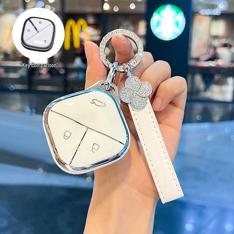 Wuling Bingo Key Cover for Hongguang Miniev, Bingo Plus, Xingguang S, Macaron, Mini GB, Jiachen - Women's Edition
