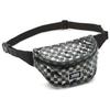 Transparent Checkered PVC Crossbody Waist Bag Unisex Bags Black White VN0A3Z7NBKC