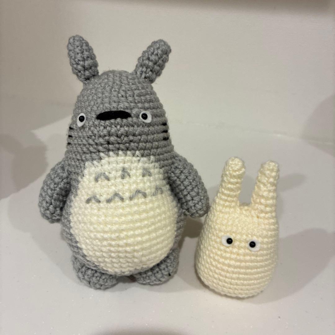 Amigurumi Totoro and Little Totoro Set