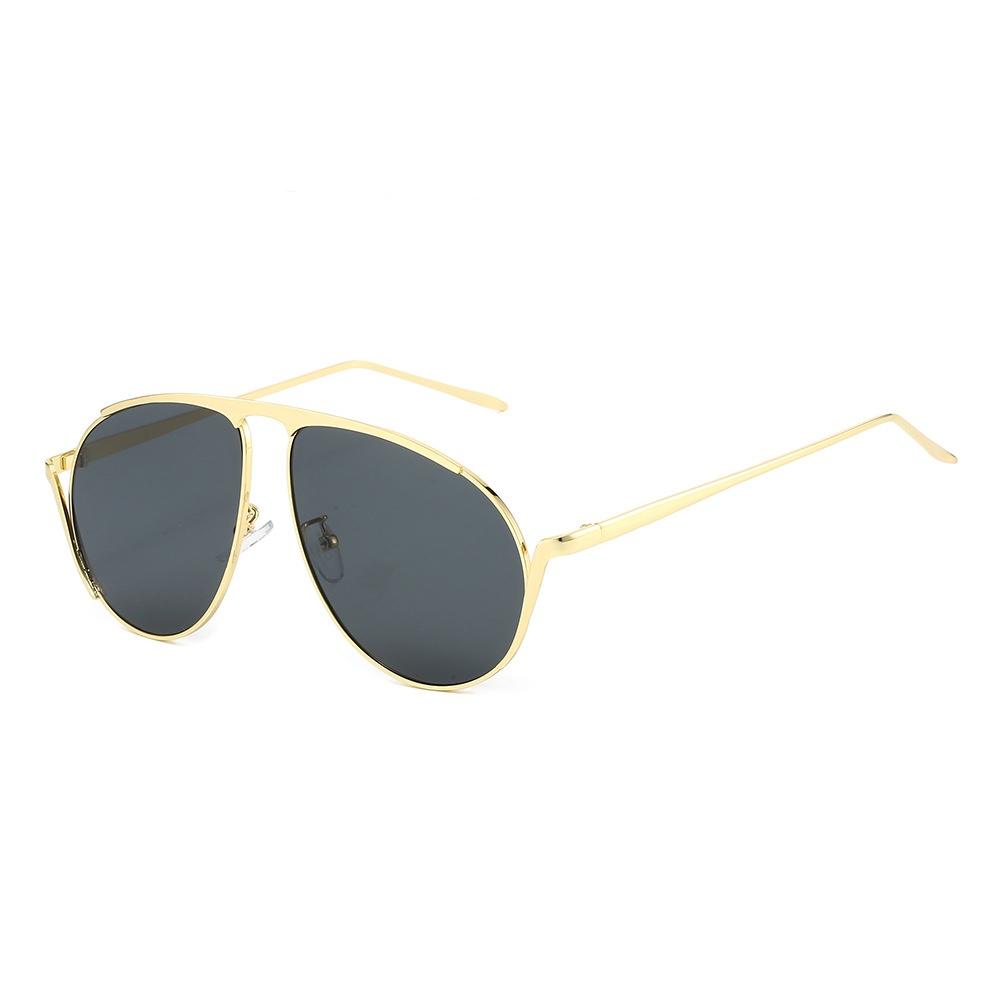 New Luxury Aviator Sunglasses Women Oversized Retro Metal UV400 Hip Hop Punk Style Fashion Trend
